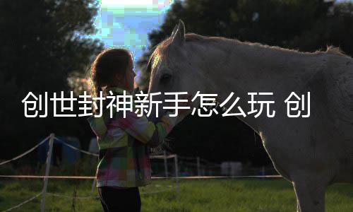 玩 大全新手攻略怎么创世创世封神封神