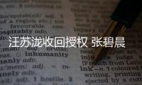 汪苏泷收回授权 张碧晨发声明坚称《年轮》唯一原唱