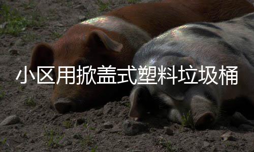 小区用掀盖式塑料垃圾桶